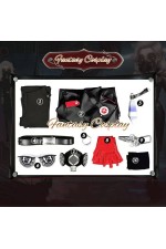 Identity V Psychologist Ada Mesmer Doomsday Rescuer Black Pleather Cosplay Costume
